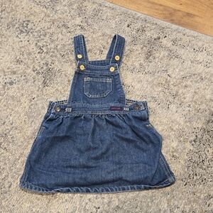 Pierre Cardin Blue Denim Kids Overall Dress